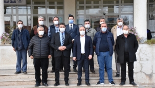 CHP İL BAŞKANINDAN DAZKIRI BELEDİYESİNE ZİYARET