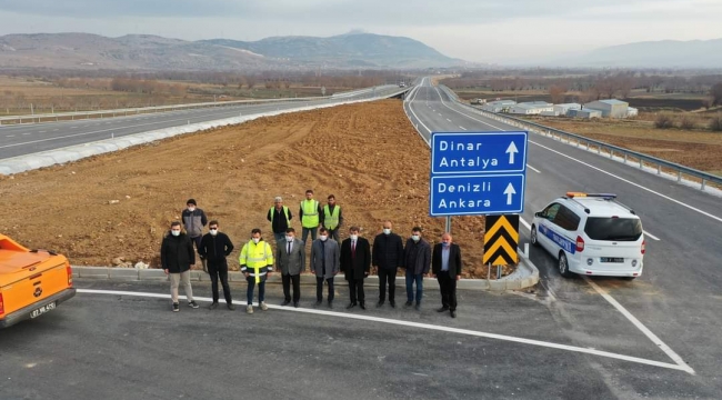 ÇİVRİL YOLU ULAŞIMA AÇILDI