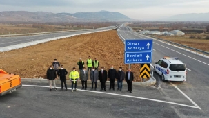 ÇİVRİL YOLU ULAŞIMA AÇILDI
