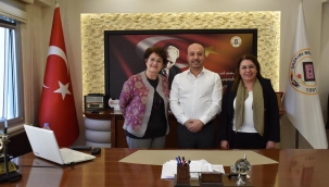 DAZKIRI BELEDİYE BAŞKANINI CHP GENEL BAŞKAN YARDIMCISI VE BOZKURT BELEDİYE BAŞKANI ZİYARET ETTİ