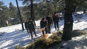 SÜRDÜRÜLEBİLİR YABAN HAYATI İÇİN DOĞAYA YEM BIRAKILDI