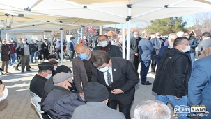 BAŞKAN SARI CENAZE TÖRENİNE KATILDI