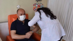 Dazkırı Belediye Başkanı İsmail TAYLAN Covid-19 Aşısı Oldu