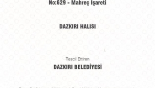 DAZKIRI BELEDİYESİ DAZKIRI HALISINI TESCİLLETTİRDİ