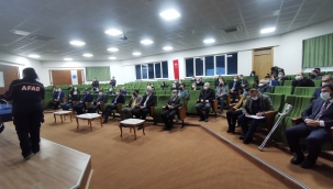 DİNAR'DA AFET FARKINDALIK EĞİTİMİ VERİLDİ