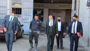 Dinar Esnaf ve Sanatkarlar Odasından Dinar Sanayi Esnaflarına Ziyaret