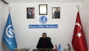 Dinar Ülkü Ocağı Başkanı Ertuğrul Çetin'den Başsağlığı Mesajı
