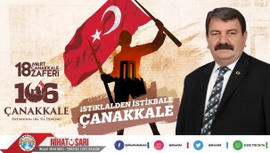 Başkan Sarı'dan 18 Mart Çanakkale Zaferi ve Şehitleri Anma Günü Mesajı