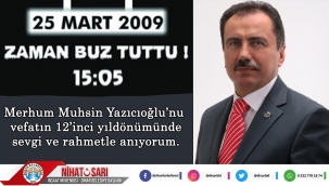 Başkan Sarı’dan Merhum Muhsin Yazıcıoğlu’nu Anma Mesajı
