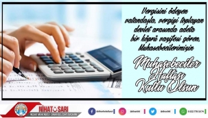 Başkan Sarı, “Muhasebeciler Günü Kutlu Olsun”