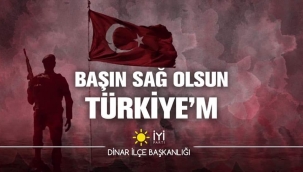 BAŞKAN SAYIN'DAN BAŞSAĞLIĞI MESAJI
