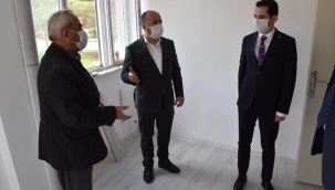 BAŞKAN TAYLAN YÜREĞİL KÖYÜNDEKİ PROJELERİ YERİNDE İNCELEDİ