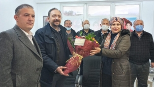 CHP İLÇE BAŞKANLIĞINDAN İYİ PARTİ İLÇE BAŞKANLIĞINA İADE-İ ZİYARET