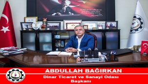 DİNAR TSO BAŞKANI ABDULLAH BAĞIRKAN’DAN MİRAÇ KANDİLİ MESAJI