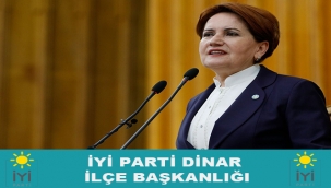 İYİ PARTİ İLÇE BAŞKANLIĞINDAN MİRAÇ KANDİLİ MESAJI