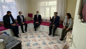 KAYMAKAM KAPANKAYA ŞEHİT AİLELERİNE ZİYARETTE BULUNDU