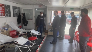 SAYIN KAYMAKAM KAPANKAYA KIZILAY TIRINI ZİYARET ETTİ