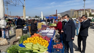 SALI PAZARININ DENETİMİ YAPILDI