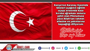 Başkan Sarı’dan Başsağlığı Mesajı
