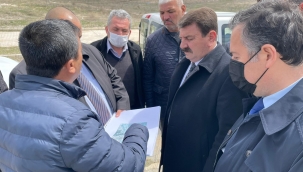 Başkan Sarı, “Organize Sanayi Bölgemizin Alt Yapı Sorunu Çözülüyor”
