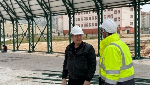 SAYIN KAYMAKAM KAPANKAYA İLÇEMİZDE DEVAM EDEN YATIRIMLARI YERİNDE DENETLEDİ