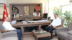 Başkan Sarı, “Sözünü aldığımız projeler için karşılıklı görüş alışverişinde bulunduk”