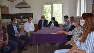 BAŞKAN TAYLAN HİSARALAN KÖYÜNÜ ZİYARET ETTİ