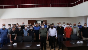 Zabıta Müdürlüğü Personelinden Başkan Sarı'ya Bayram Kutlaması ve Teşekkür