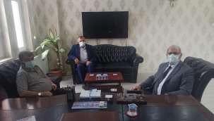 Belediye Başkanımız Nihat Sarı'dan Evciler Belediye Başkanı Savaş'a iade-i ziyaret