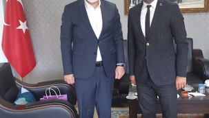 CUMHURİYET SAVCISI KISKACI KAYMAKAMIMIZA VEDA ZİYARETİNDE BULUNDU