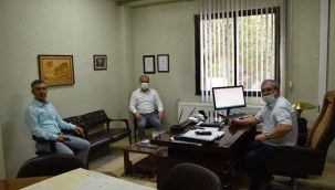 DAZKIRI BELEDİYE BAŞKANI İSMAİL TAYLAN ALKİM AŞ.'Yİ ZİYARET ETTİ