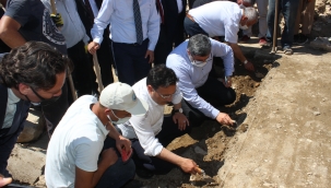 Vali Çiçek Antik Kazı Çalışmalarına Katıldı