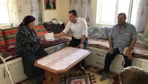 KAYMAKAM KAPANKAYA ŞEHİT AİLELERİNE BAYRAM ZİYARETİNDE BULUNDU.