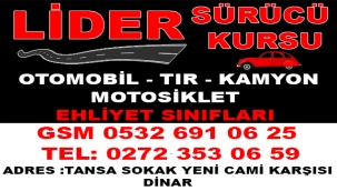 Lider Sürücü Kursu'ndan Kurban Bayramı Mesajı