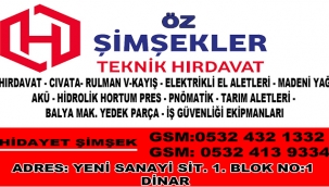 ÖzŞimşekler Hidayet Şimşek'in Kurban Bayramı Mesajı