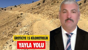 Yaklaşık 60 Bin Hayvan İçin 65 KM Yayla Yolu