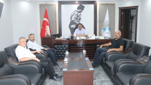 Yol ve Ulaşım Hizmetleri Müdürü Karakoç’tan Başkan Sarı’ya ziyaret