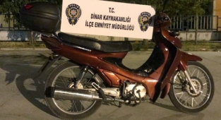 ANTALYA'DA ÇALINDI DİNAR'DA YAKALANDI