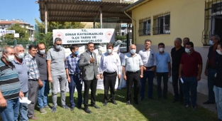 Başkan Sarı, Hibe Fiğ Tohumu Dağıtım Programına Katıldı
