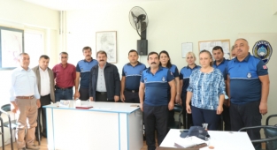 Belediye Başkanımız Nihat Sarı, Zabıta personelinin haftasını kutladı