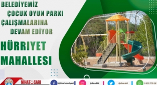 Belediyemiz Çocuk Oyun Parkı Çalışmalarına Devam Ediyor