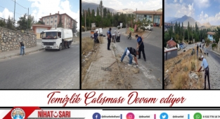 Belediyemiz temizlik çalışmalarını sürdürüyor