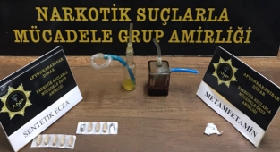 DİNAR'DA UYUŞTURUCU ELE GEÇİRİLDİ!