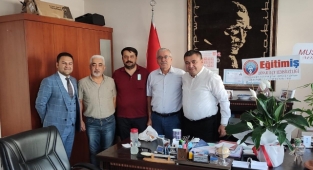Eğitim İş Dinar İlçe Temsilciliğinden Zabıta Haftasında Anlamlı Ziyaret