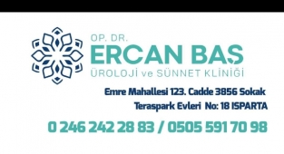 Op. Dr. Ercan Baş Üroloji ve Sünnet Merkezi Isparta'da Hizmetinizde!
