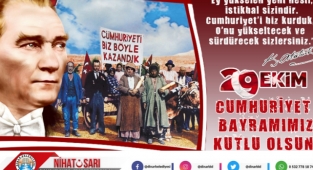 Başkan Sarı, “Cumhuriyet Bayramımız Kutlu Olsun”