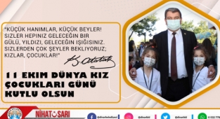 Başkan Sarı, “Kız çocuklarımız hayatın yaşam kaynaklarıdır”