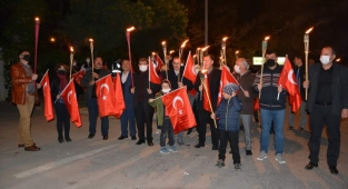 Cumhuriyetimizin Kuruluşu’nun 98. Yılında Fener Alayı ve bando gösterisi