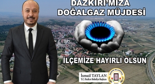 DAZKIRI BELEDİYE BAŞKANINDAN DOĞALGAZ MÜJDESİ!