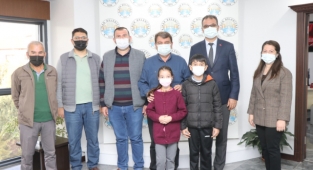Yeniyol İlkokulundan Başkan Sarı’ya Teşekkür